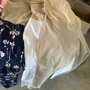 Three pairs of maternity pants